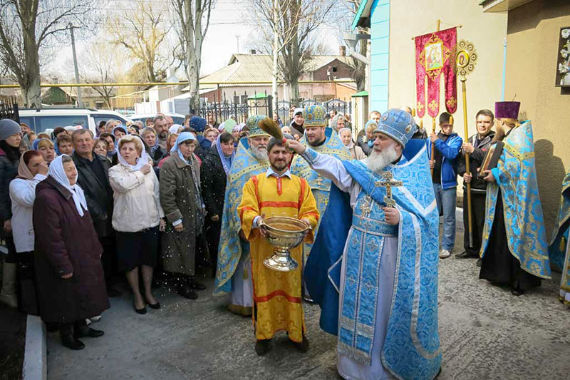 о Свято-Благовещенском храме, Донецк, Горняк